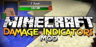 Damage Indicators Mod 1.12.2/1.12.1/1.12/1.11.2 for Minecraft